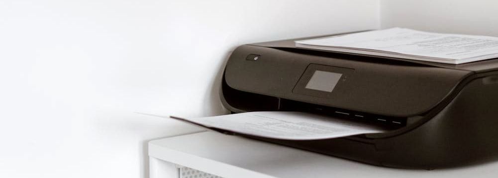 printer on desk
