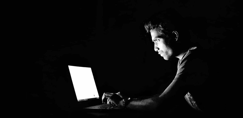 hacker at computer