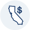 CA care tax icon